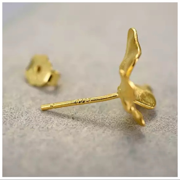 Artisan Handmade 925 Silver The Zophyah Dainty Butterfly Earrings - Picture 7 of 10